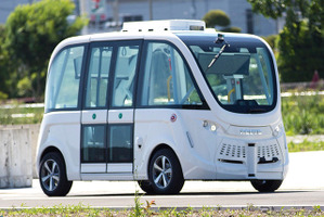 SBドライブ、北海道上士幌町での自動運転シャトルバス実証実験に車両を提供
