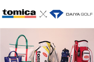 トミカの大人向けブランド「tomica」デザインのゴルフ用品が登場