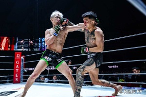 【RIZIN】萩原京平、“2試合連続1RKO”で西谷大成を下す　朝倉未来との再戦要求「あんたの弟子倒しましたよ」