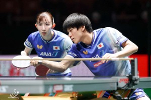 戸上隼輔・早田ひなペアがクロアチア戦で1番手起用　張本美和、張本智和がエース起用で3連勝を狙う【卓球・ITTF混合団体W杯2025】