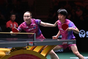 伊藤美誠、篠塚大登がドイツとの準決勝で混合ダブルスに抜擢　17歳・張本美和、18歳・松島輝空がシングルスでエース起用【卓球・ITTF混合団体W杯】