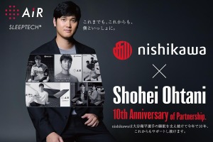 大谷翔平が語る“10年目の感謝”と睡眠へのこだわり「僕にとって最大のリカバリー」　西川とサポート契約継続、新CM＆ビジュアル公開