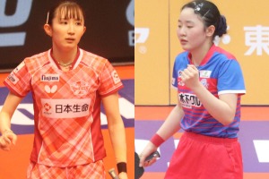 早田ひなが2番手で張本美和とエース対決　6度目制覇狙う日本生命か連覇目指すKA神奈川か　PO女子制覇かけて名門対決【Tリーグ】