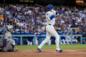 【MLB】「オオタニが先頭打者弾」大谷翔平、“侍ジャパン対決”で圧巻9号に本拠地熱狂　現地記者が菅野智之への好相性ぶりに注目