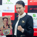 モデルボクサー・高野人母見が「WBO女子世界スーパーフライ級タイトルマッチ」に挑戦。協栄ボクシングジムで記者会見（2015年9月7日）