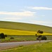 Canola fields climbing Barunga Gap