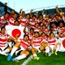 9月19日、ラグビーワールドカップで日本が南アフリカを破る（c）Getty Images