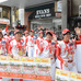 女子プロ野球優勝の京都フローラ、2連覇記念パレード…京都市内を練り歩き