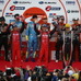 今季のGT500クラスチャンピオンとなった松田とクインタレッリ（前列左と中央）。前列右は前戦でGT300王者となっていたA.クート。