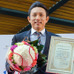 川崎宗則が花が似合う理想の夫婦に贈る「第2回花の国コロンビア・アワード」を受賞（2015年11月19日）