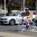 メルボルンは自転車レーンも整備され、朝夕は通勤・通学に利用する人たちでにぎわう