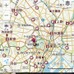 「Yahoo!地図」アプリでは桜アイコンを表示
