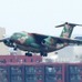 航空自衛隊のC-1輸送機（参考画像）
