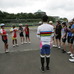 藤田征樹は女の子たちを対象にした自転車の夏季キャンプにゲストとして登場。頑張れば世界チャンピオンになれることを伝えた