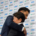 競泳選手の松田丈志が引退会見。二人三脚で歩んできた久世由美子コーチと28年を振り返った（2016年9月12日）