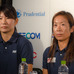 リオデジャネイロ五輪セーリング女子日本代表の吉田愛（右）と吉岡美帆（2016年9月21日）