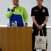 フットサル選手の久光重貴（左）と鈴村拓也がトークショー開催