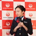フュギュアスケートの本田真凜がJALとスポンサー契約締結を発表（2016年11月21日）