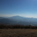 栃木県の高峰にあるパラグライダーの飛行台からの眺め
