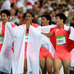 リオデジャネイロ五輪男子4×100mリレーで銀メダルを獲得した日本代表 参考画像（2016年8月19日）