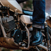 Grenson×Edwin Europe×Blitz Motorcyclesのモトサイクルブーツ発表会の様子