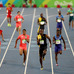 リオデジャネイロ五輪男子4×100mリレー決勝 参考画像（2016年8月19日）