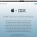 Apple「iPad in Business」サイト