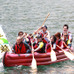 10人乗りのゴムボートレース「赤谷湖Eボート大会」5月開催