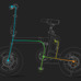 フル電動走行が可能な折りたたみ式電動ハイブリッドバイク「Airwheel R5」発売