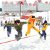 障害物競争や親子リレーで優勝を目指す「雪上親子運動会」開催…白馬コルチナスキー場