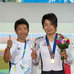 アジア競技大会のオムニアムで金メダルを獲得した橋本英也