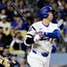 【MLB】「オオタニが最初に本塁打を放った瞬間」大谷翔平、ド軍1号の“横姿”に注目　会心ガッツポーズに24秒ホームイン