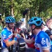 2014ジャパンカップサイクルロードレース、喜びを分かち合うネイサン・ハース（左）とダニエル・マーティン（右）
