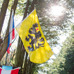 鶴カントリー名物の旗（ジャパンカップ14）