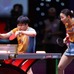 松島輝空、張本美和ペアが王楚欽、孫穎莎ペアに奮闘も逆転負け　第1G奪うも中国超えならずベスト8で終戦【世界卓球2025】