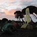 ティンコフ・サクソのキリマンジャロ登山合宿、美しい夜明け