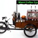 自転車をこいで移動するコーヒーショップがマイアミにあるらしい