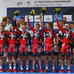 2014年UCIロード世界選手権、男子エリート・チームTTはBMCレーシングが優勝、前列左がローハン・デニス