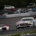 決勝5位の#0 メルセデスSLS（手前）と、6位の#7 BMW Z4（左後方）。