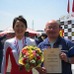 　第28回アジア自転車競技選手権大会は4月15日、奈良県北東部に位置する布目ダム周回コースでロード種目1日目を迎え、エリート女子タイムトライアルで萩原麻由子（21＝鹿屋体育大） が3位に入った。