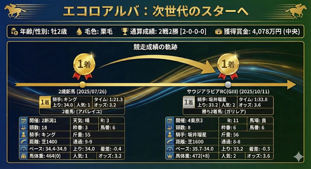 エコロアルバ戦績